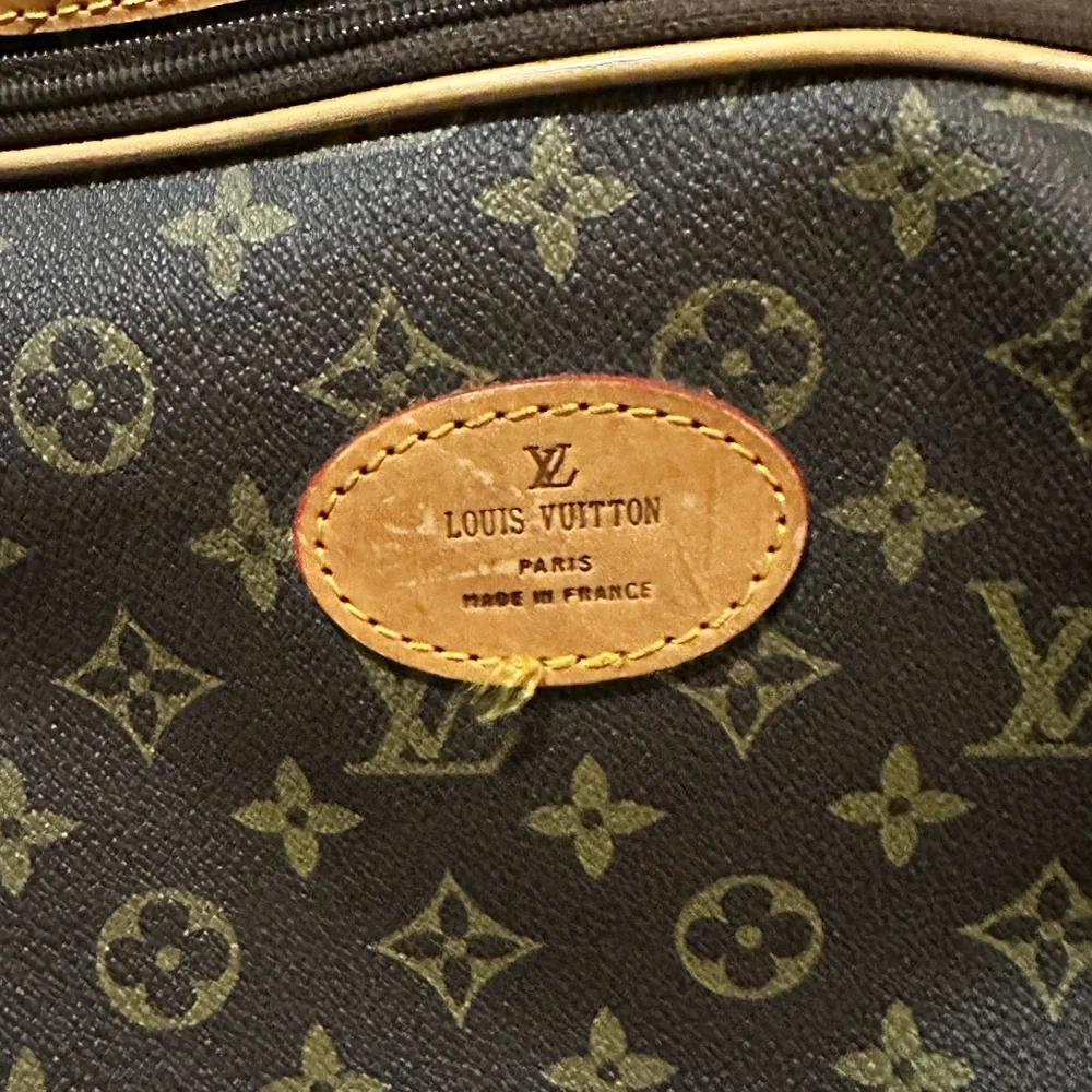 Authentic vintage Louis Vuitton Garment bag/hanger